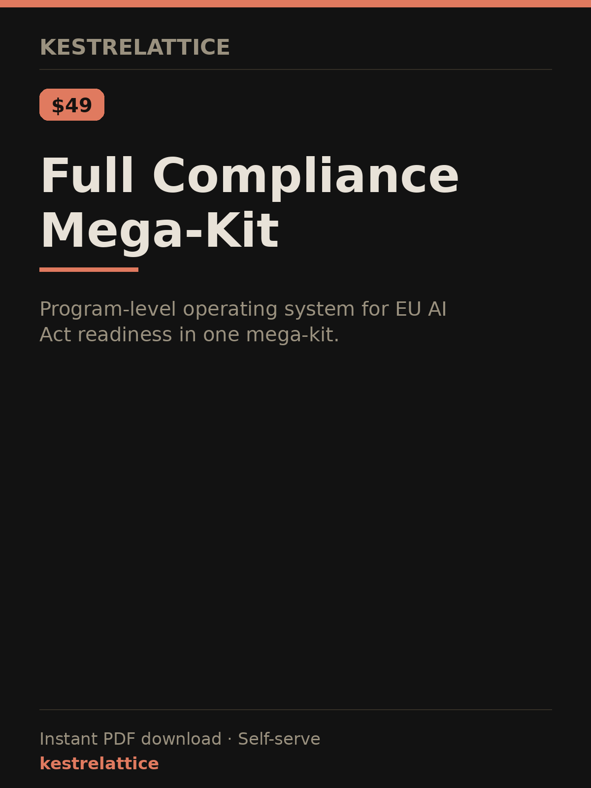 Full Compliance Mega-Kit cover