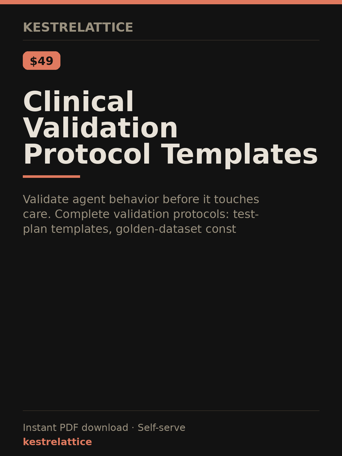 Clinical Validation Protocol Templates cover