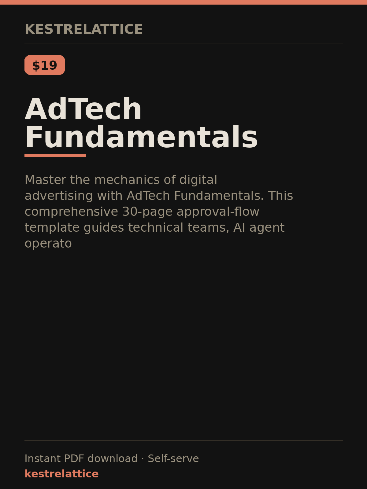 AdTech Fundamentals cover