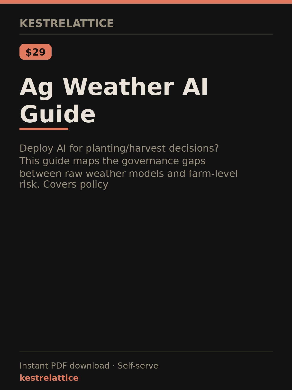 Ag Weather AI Guide cover