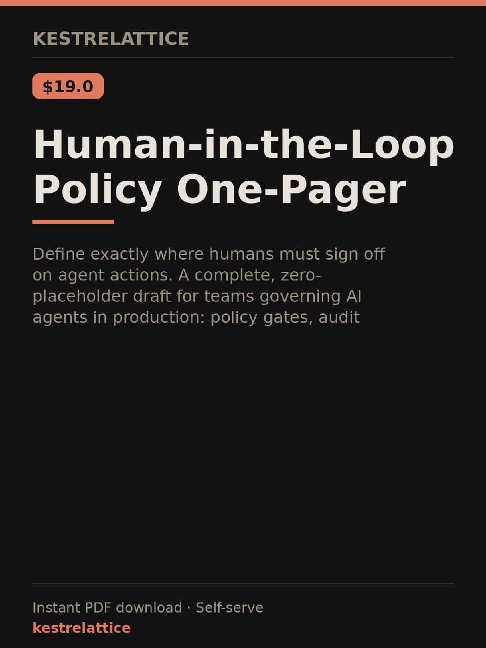 Human-in-the-Loop Policy One-Pager cover