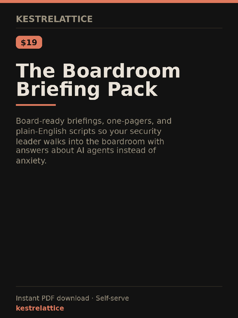 The Boardroom Briefing Pack cover