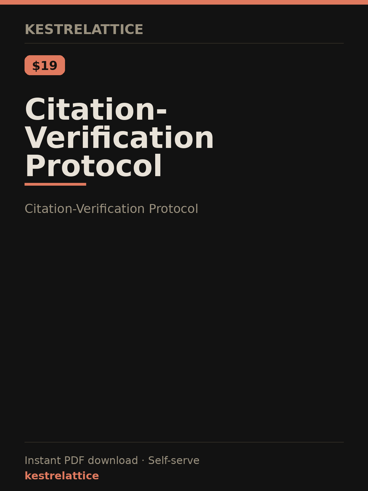 Citation-Verification Protocol cover