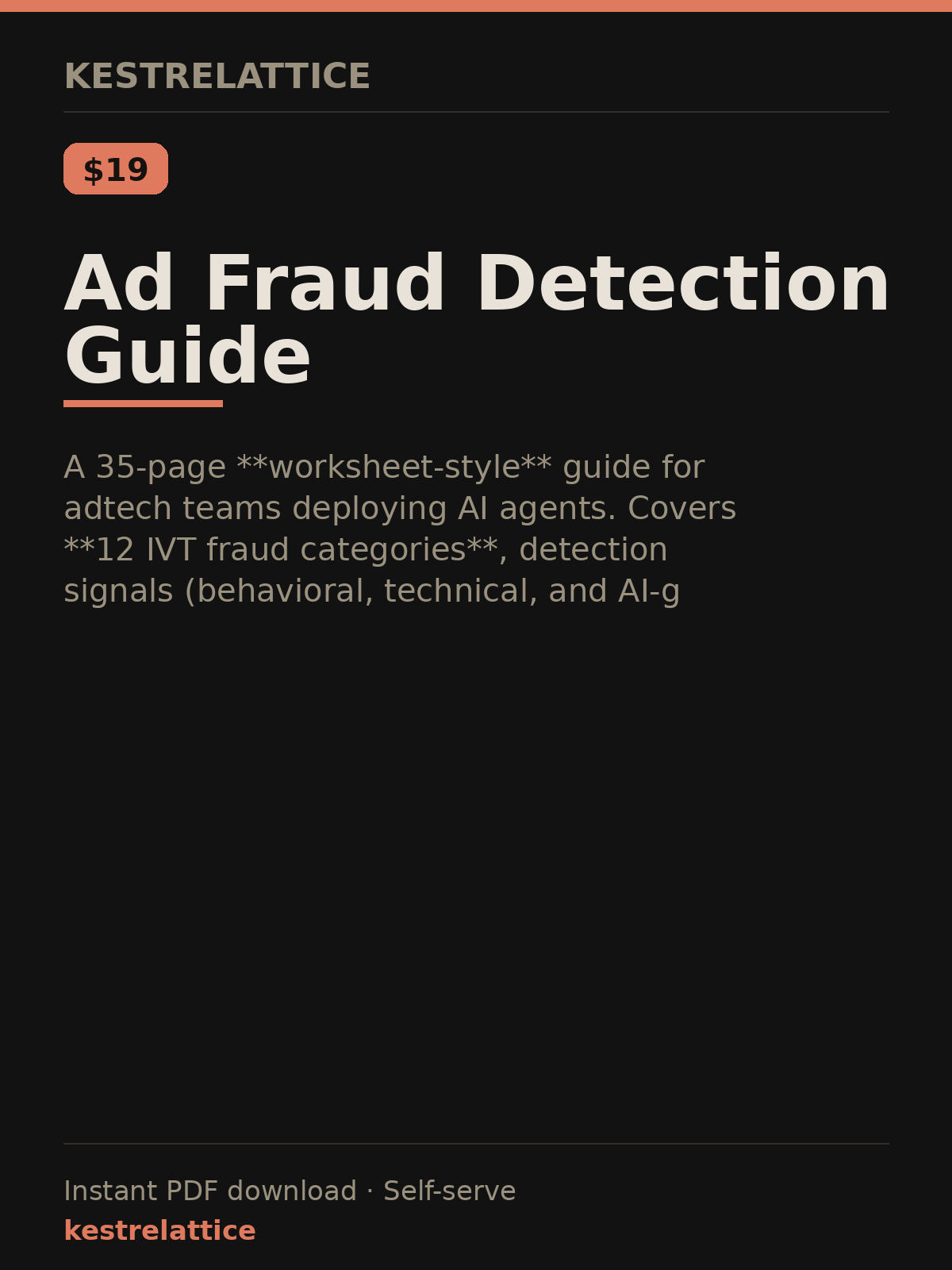 Ad Fraud Detection Guide cover