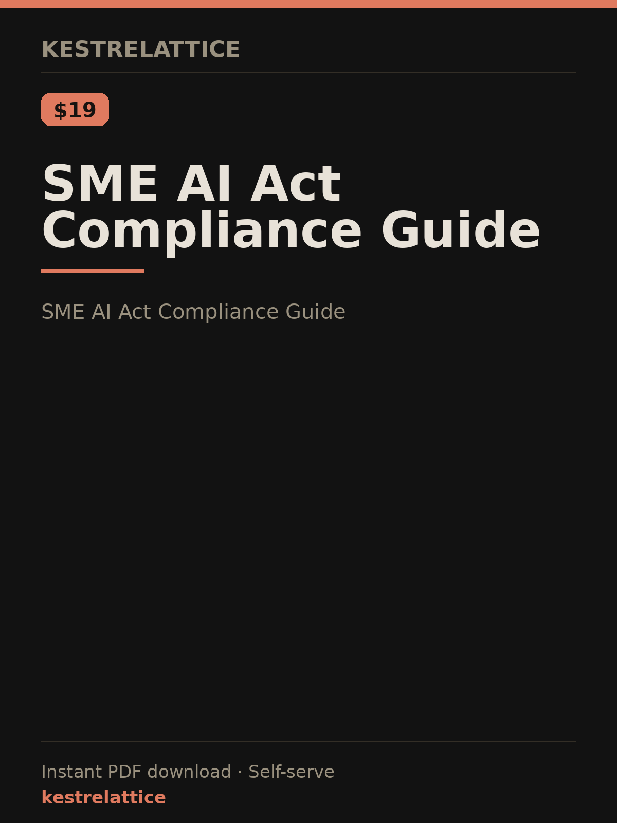 SME AI Act Compliance Guide cover