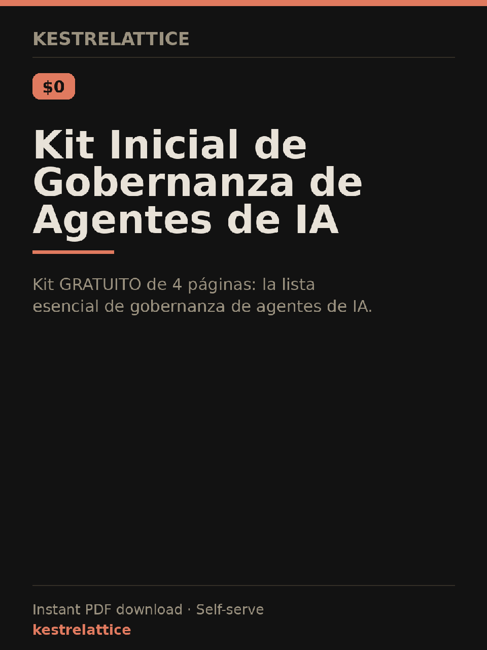 Kit Inicial de Gobernanza de Agentes de IA cover