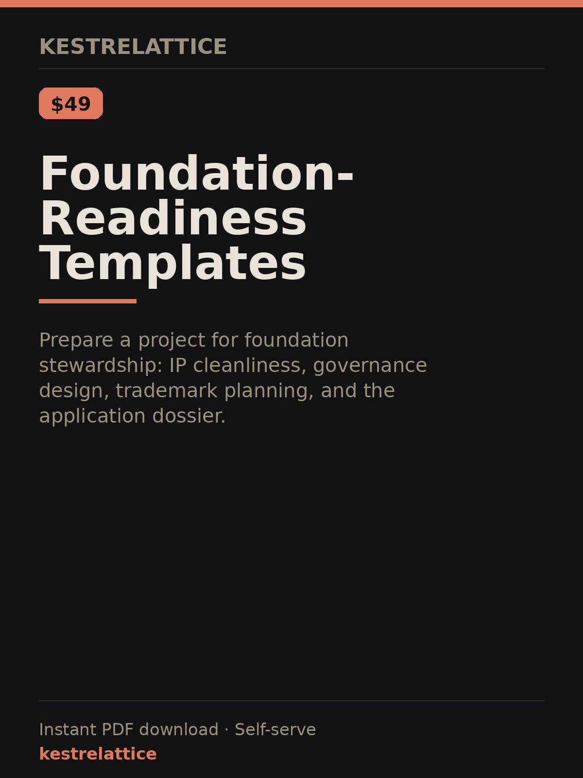 Foundation-Readiness Templates cover