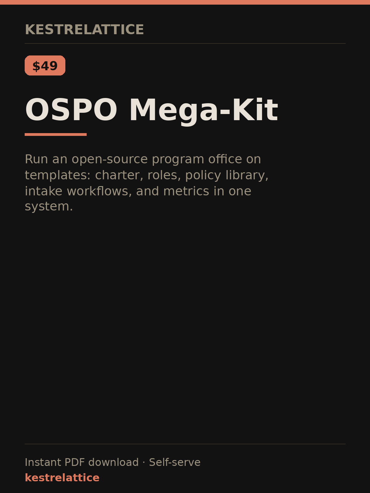 OSPO Mega-Kit cover