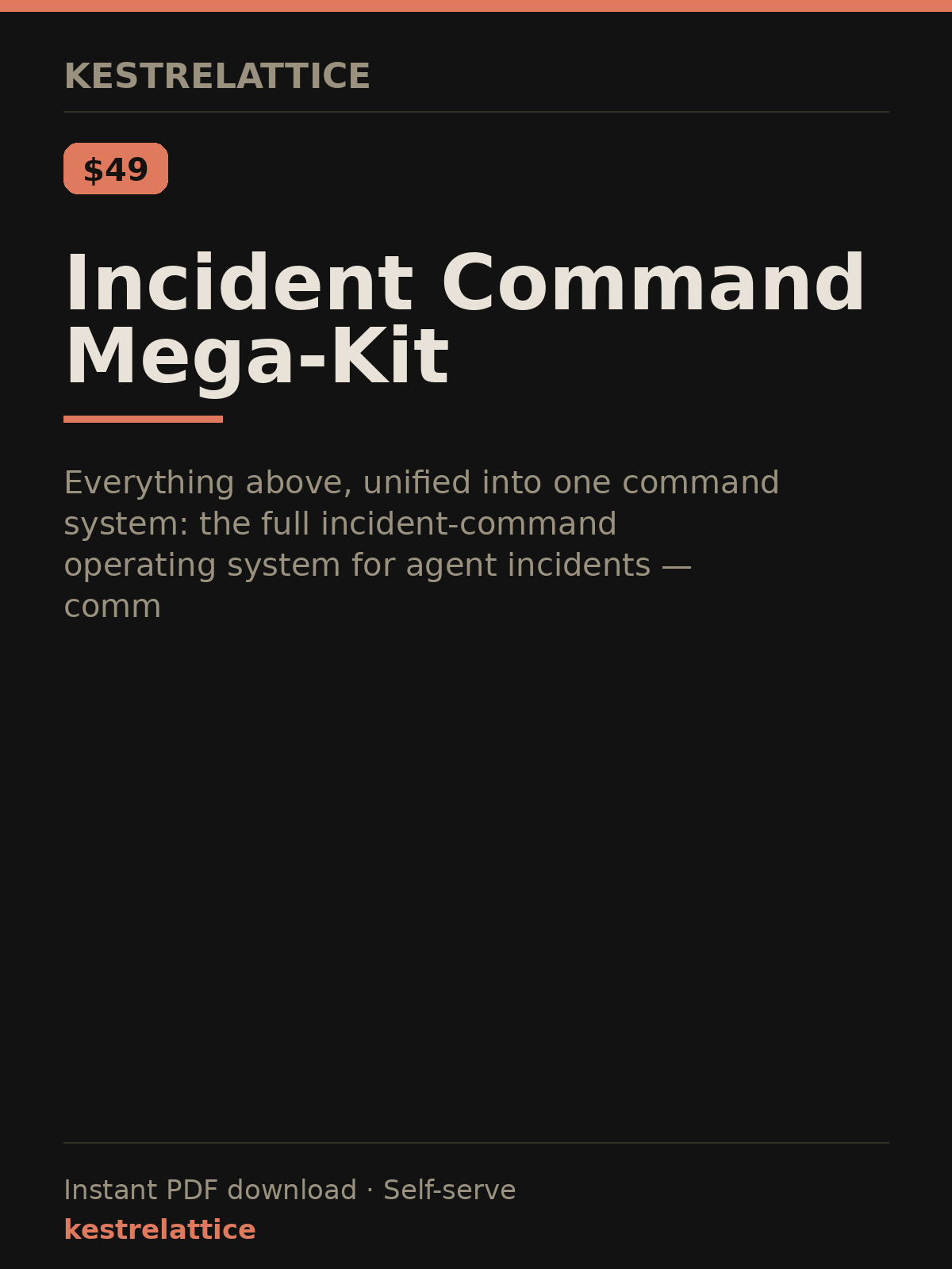 Incident Command Mega-Kit cover