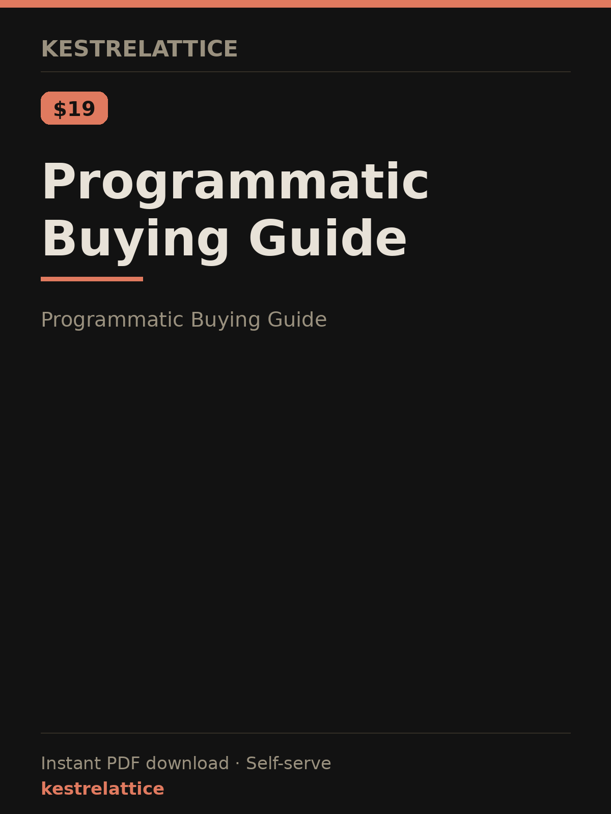 Programmatic Buying Guide cover